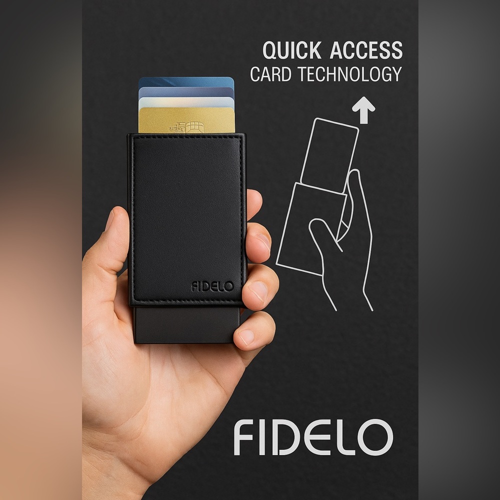 Black Card Holder Wallet